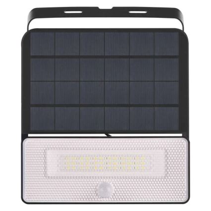 Soldrevet LED projektør med bevægelsessensor LED/3,7V 3600mAh 4000K IP54