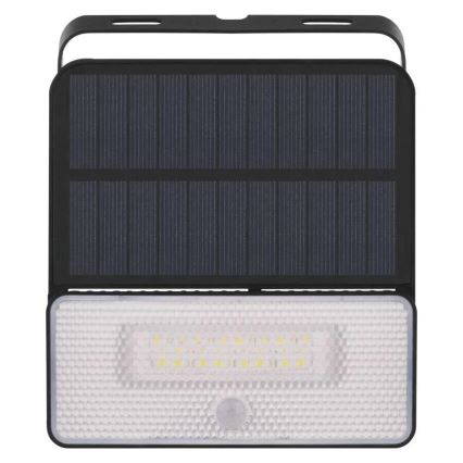 Soldrevet LED projektør med bevægelsessensor SOLO LED/3,7V 2000mAh 4000K IP54