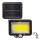 Soldrevet LED projektør med sensor DUO LED/1W/3,7V 1200 mAh IP44