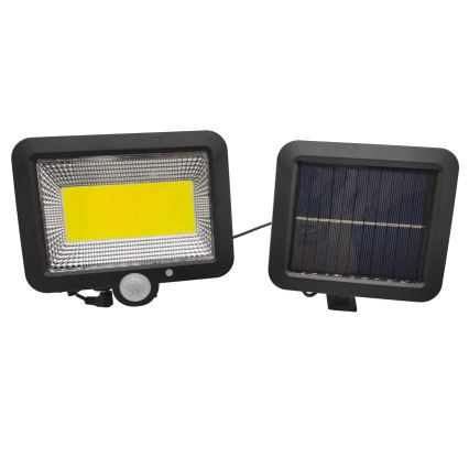 Soldrevet LED projektør med sensor DUO LED/1W/3,7V 1200 mAh IP44