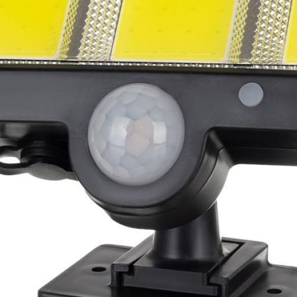 Soldrevet LED projektør med sensor INTEGRA LED/3W/3,7V 1200 mAh IP44 + fjernbetjening