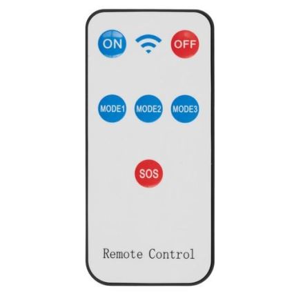 Soldrevet LED projektør med sensor INTEGRA LED/3W/3,7V 1200 mAh IP44 + fjernbetjening