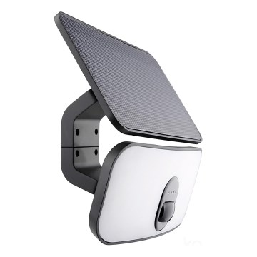 Soldrevet LED projektør med sensor LED/13W/3,7V IP65 4000K 4000 mAh