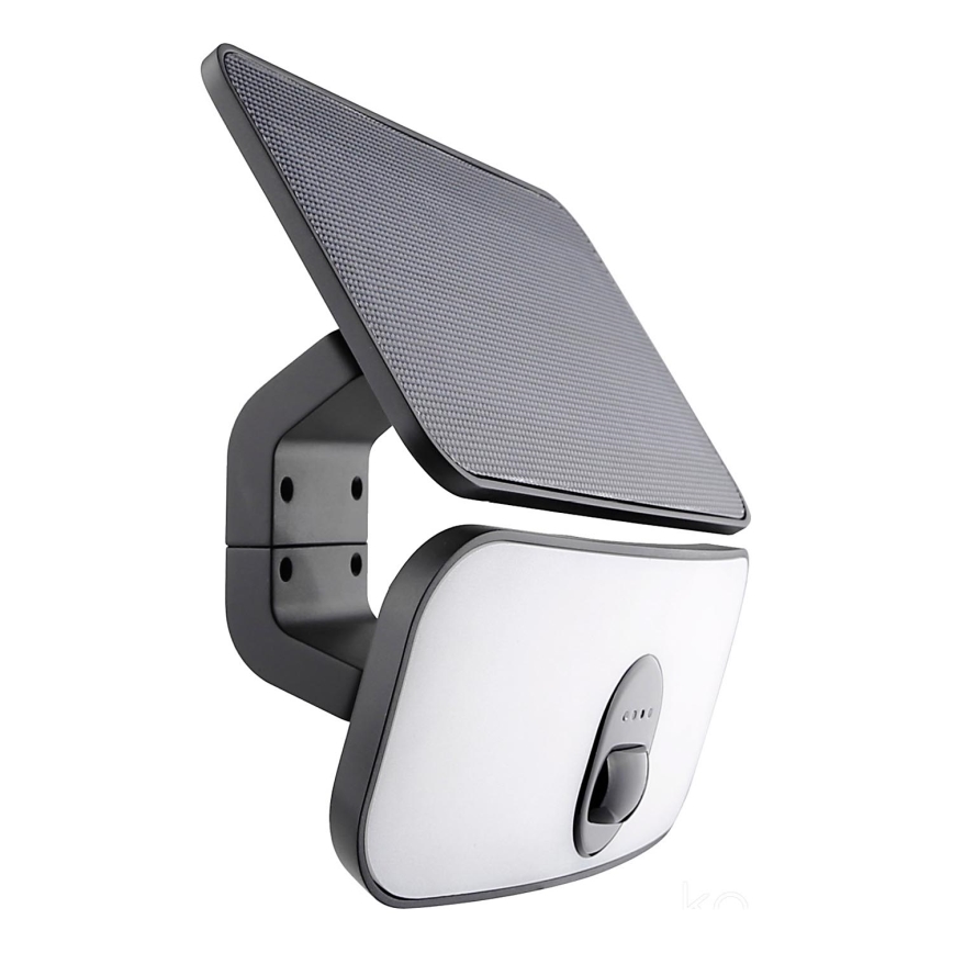 Soldrevet LED projektør med sensor LED/13W/3,7V IP65 4000K 4000 mAh
