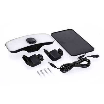 Soldrevet LED projektør med sensor LED/13W/3,7V IP65 4000K 4000 mAh