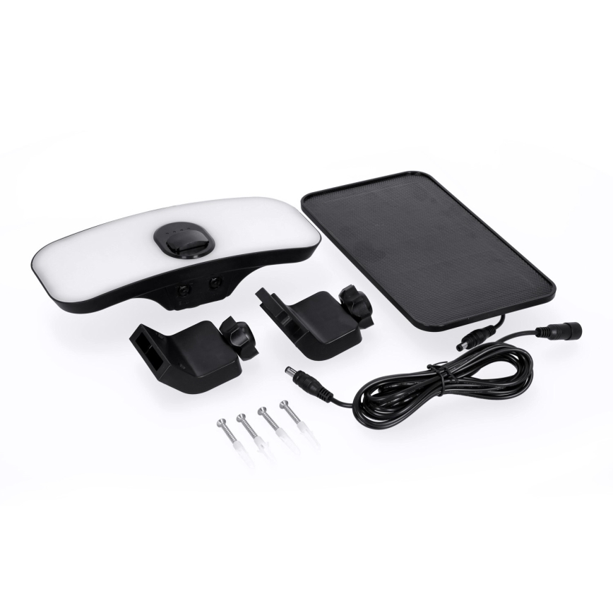 Soldrevet LED projektør med sensor LED/13W/3,7V IP65 4000K 4000 mAh