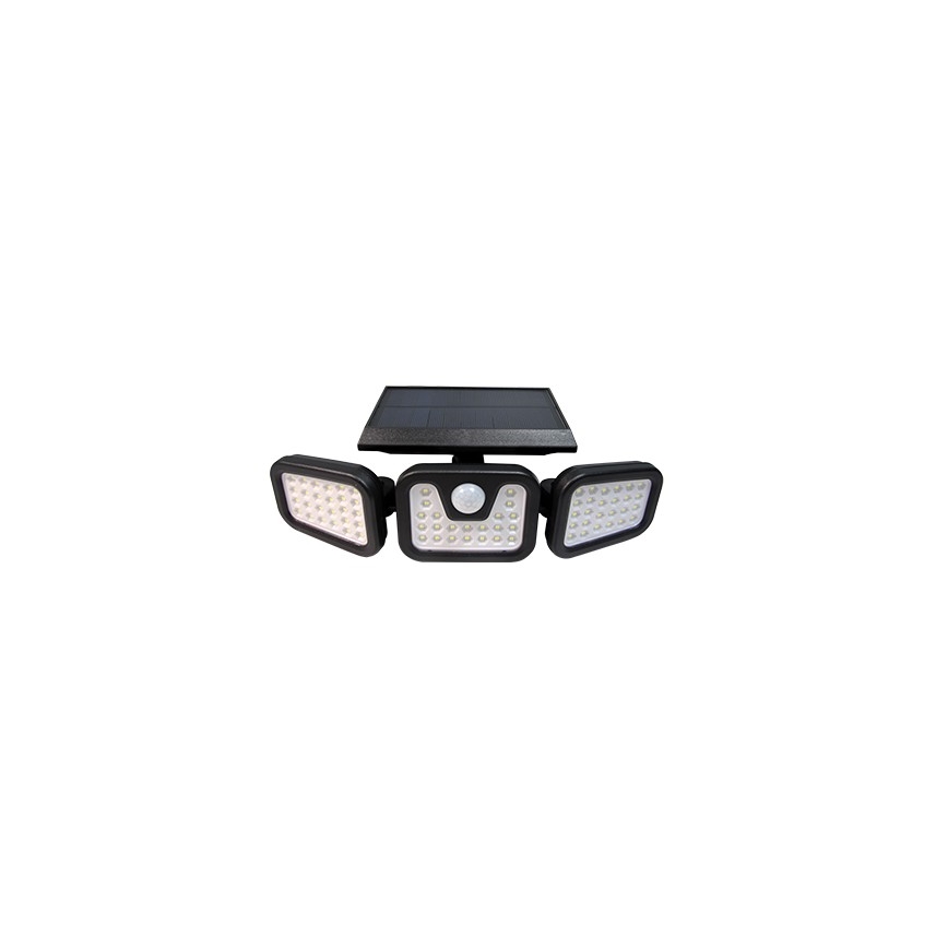 LED Fleksibel soldrevet projektør med sensor LED/15W/3,7V 2400 mAh IP54 4500K