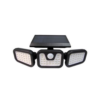 LED Fleksibel soldrevet projektør med sensor LED/15W/3,7V IP54 4500K