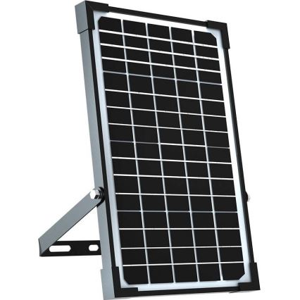 Soldrevet LED projektør med sensor LED/30W/6,4V 4000K + fjernbetjening