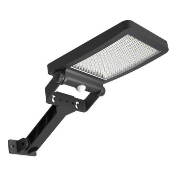 Soldrevet LED projektør med sensor LED/5W/3,7V 4000K IP54 sort