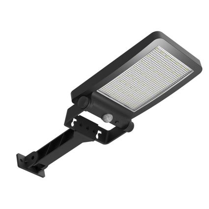 Soldrevet LED projektør med sensor LED/5W/3,7V 4000K IP54 sort