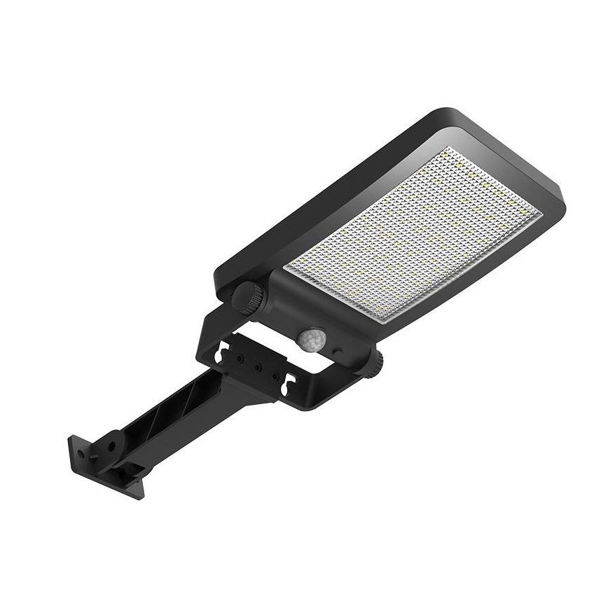 Soldrevet LED projektør med sensor LED/5W/3,7V 4000K IP54 sort