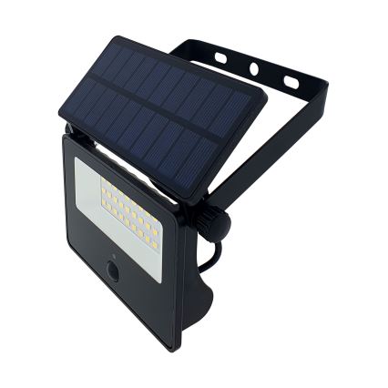 Soldrevet LED projektør med sensor LED/5W/3,7V 4200K IP44