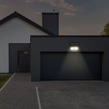 Soldrevet LED projektør med sensor LED/5W/3,7V IP65 4000K 3000 mAh