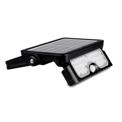 Soldrevet LED projektør med sensor LED/5W/3,7V IP65 4000K 3000 mAh