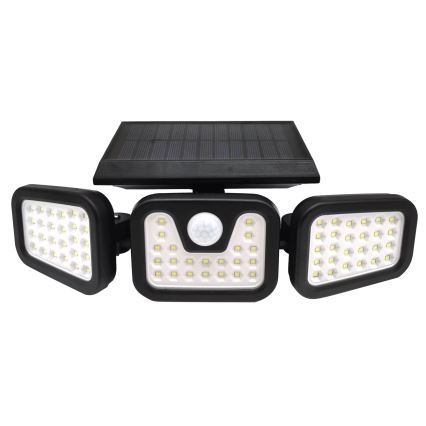 Soldrevet LED projektør med sensor TRIO LED/0,6W/3,7V 1200 mAh IP44