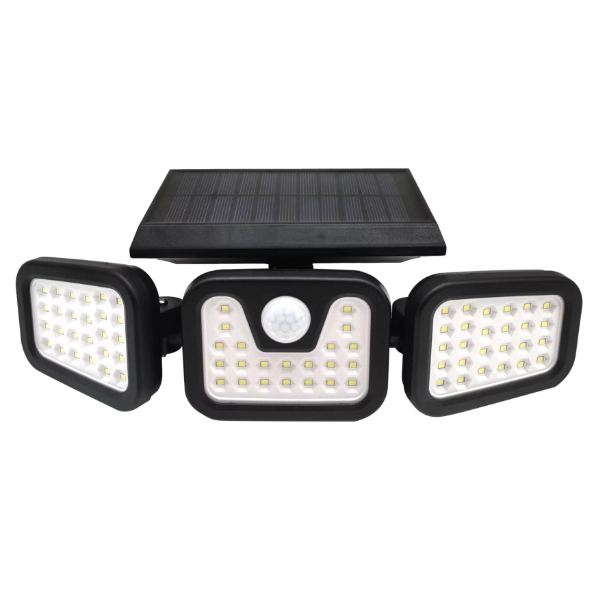 Soldrevet LED projektør med sensor TRIO LED/0,6W/3,7V 1200 mAh IP44