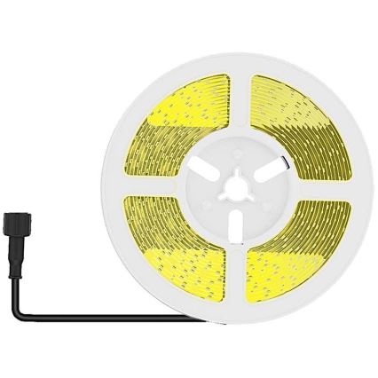 Soldrevet LED strip dæmpbar LED/1,2W/3,7V 3000K IP67 5 m + fjernbetjening