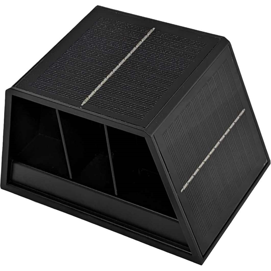Soldrevet LED væglampe CUBUS 2xLED/1,5W/3,7V 1500 mAh IP54