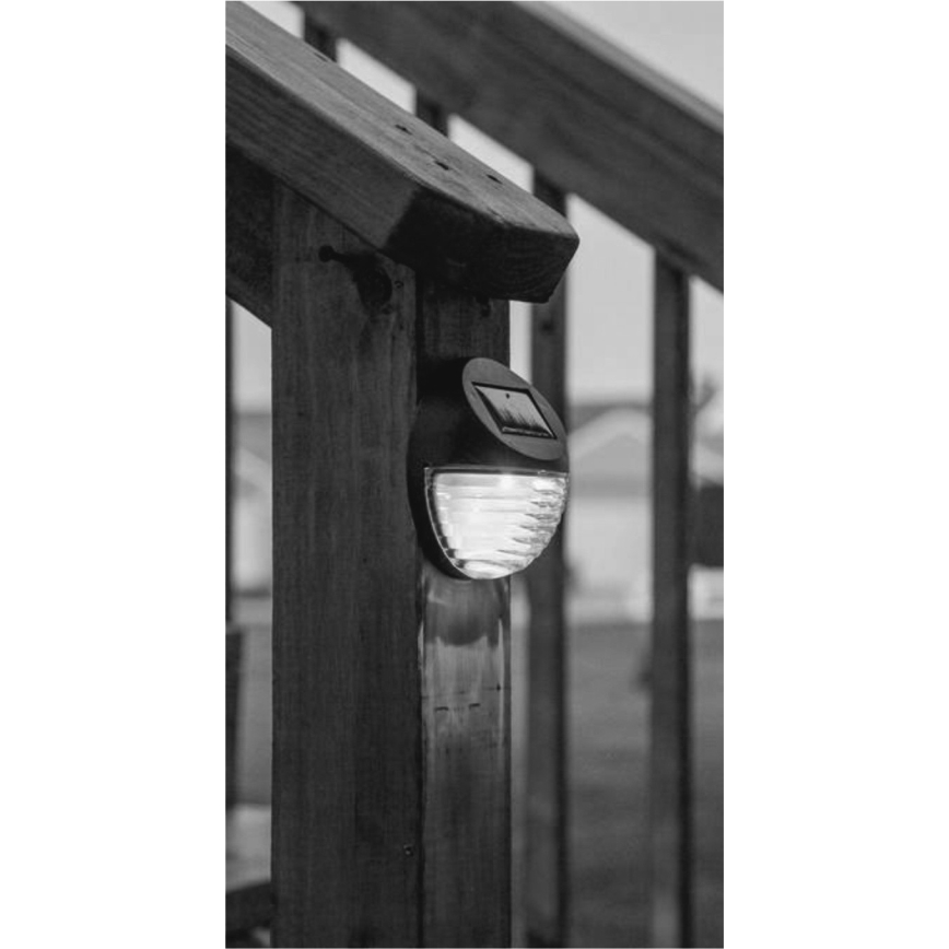Soldrevet LED væglampe LED/1,2V 600 mAh IP44