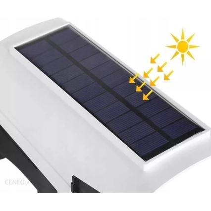 LED Solar maketa bezpečnostní kamery med sensor KAMERA LED/1W/3,7V IP44 + fjernbetjening