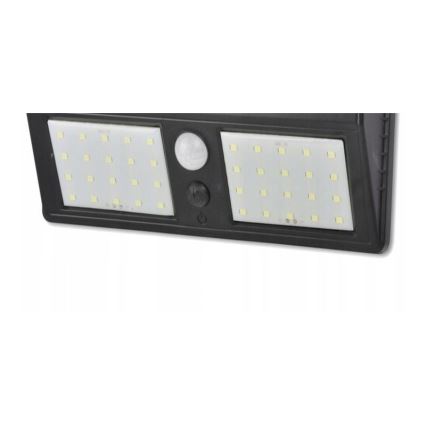 Soldrevet LED væglampe med sensor LED/1,2W/3,7V 2400 mAh IP54