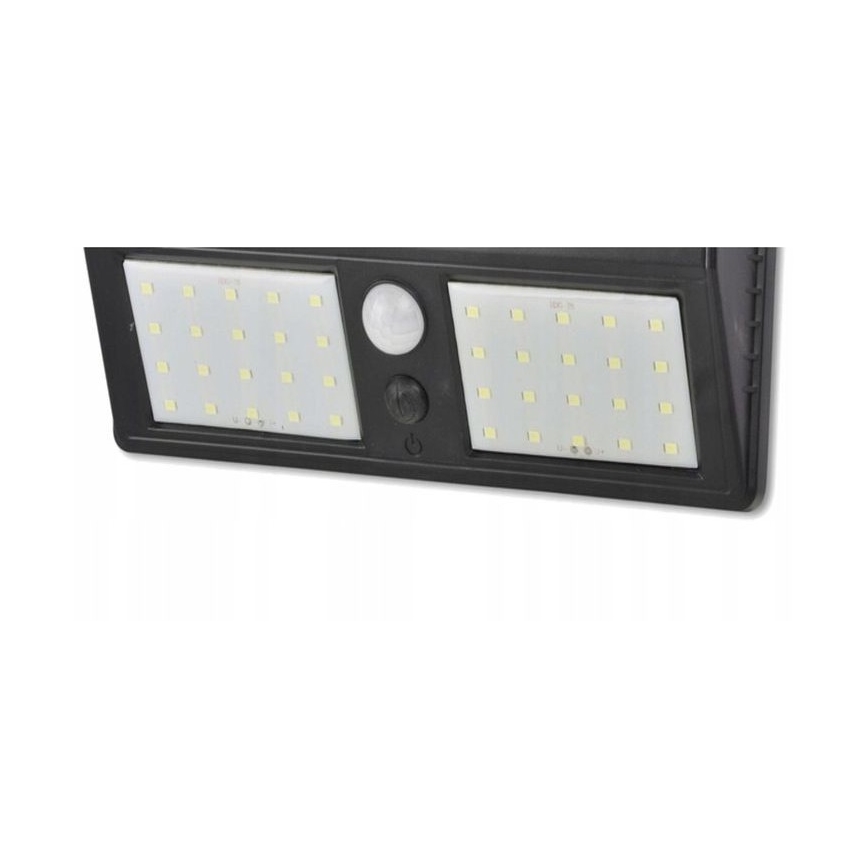 Soldrevet LED væglampe med sensor LED/1,2W/3,7V 2400 mAh IP54