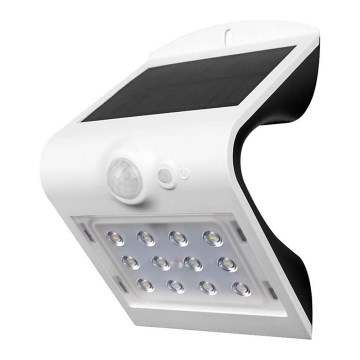 Soldrevet LED væglampe med sensor LED/1.5W/3,7V IP65 1200 mAh