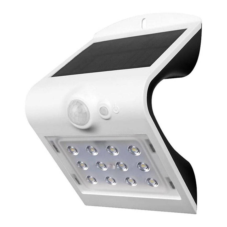Soldrevet LED væglampe med sensor LED/1.5W/3,7V IP65 1200 mAh