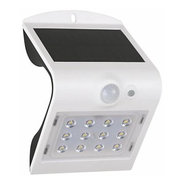 Soldrevet LED væglampe med sensor LED/1,5W IP65