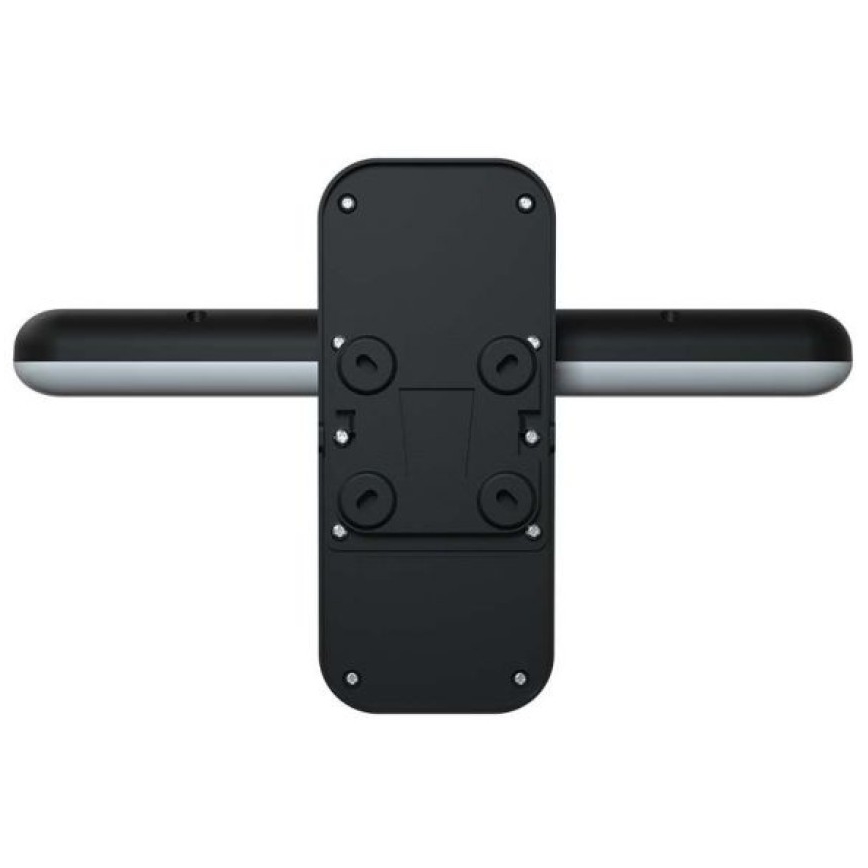 Soldrevet LED væglampe med sensor LED/15W/3,2V 4000K/6000K IP65 sort