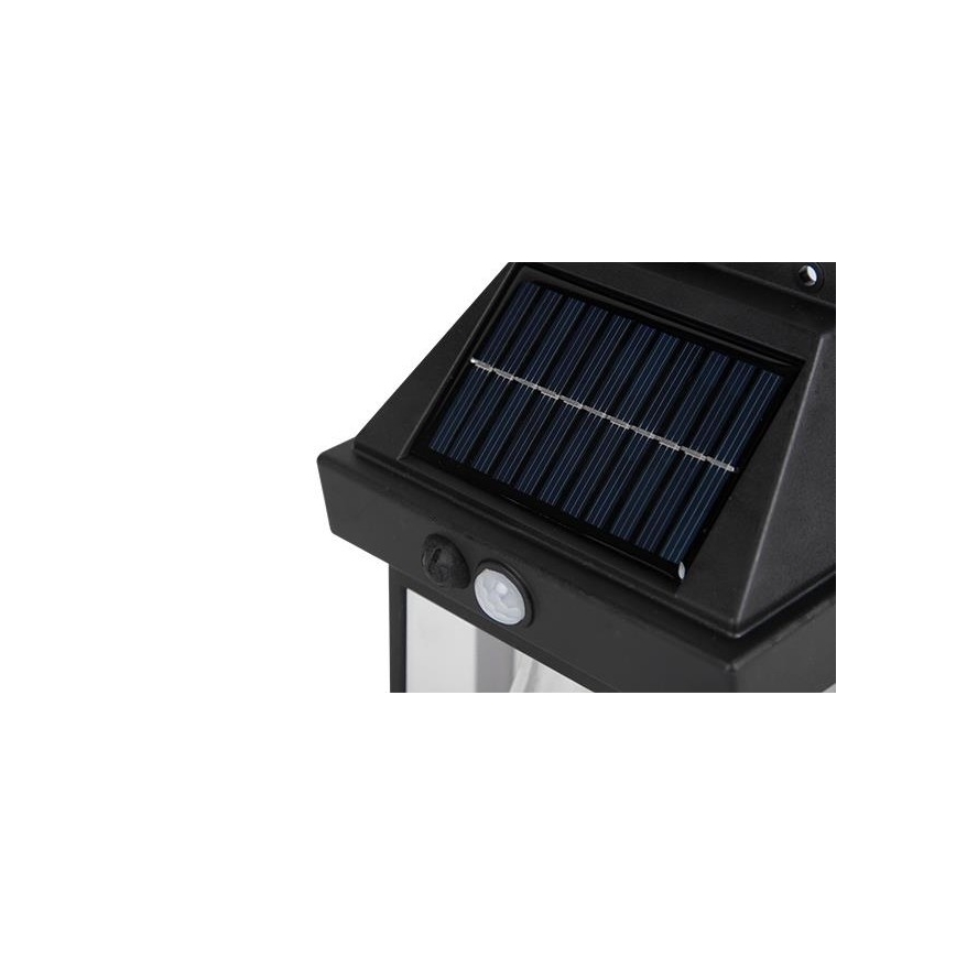 Soldrevet LED væglampe med sensor LED/1W/230V 1200 mAh IP65