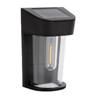 Soldrevet LED væglampe med sensor LED/2V IP44 600 mAh