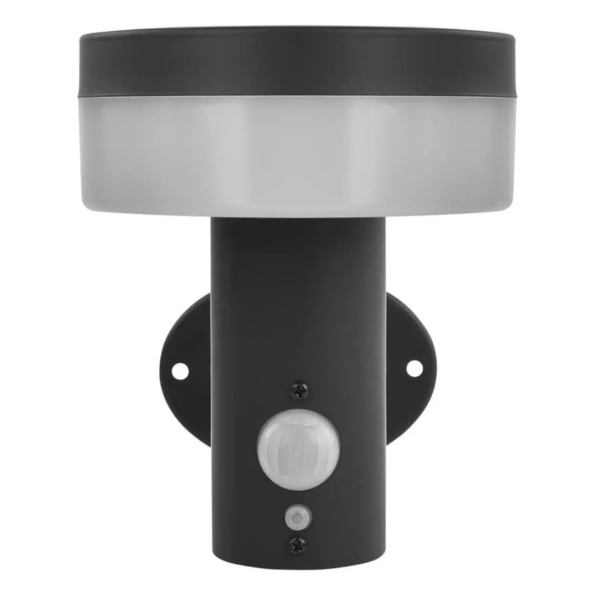 Soldrevet LED væglampe med sensor LED/2W/3,7V 1200 mAh IP44