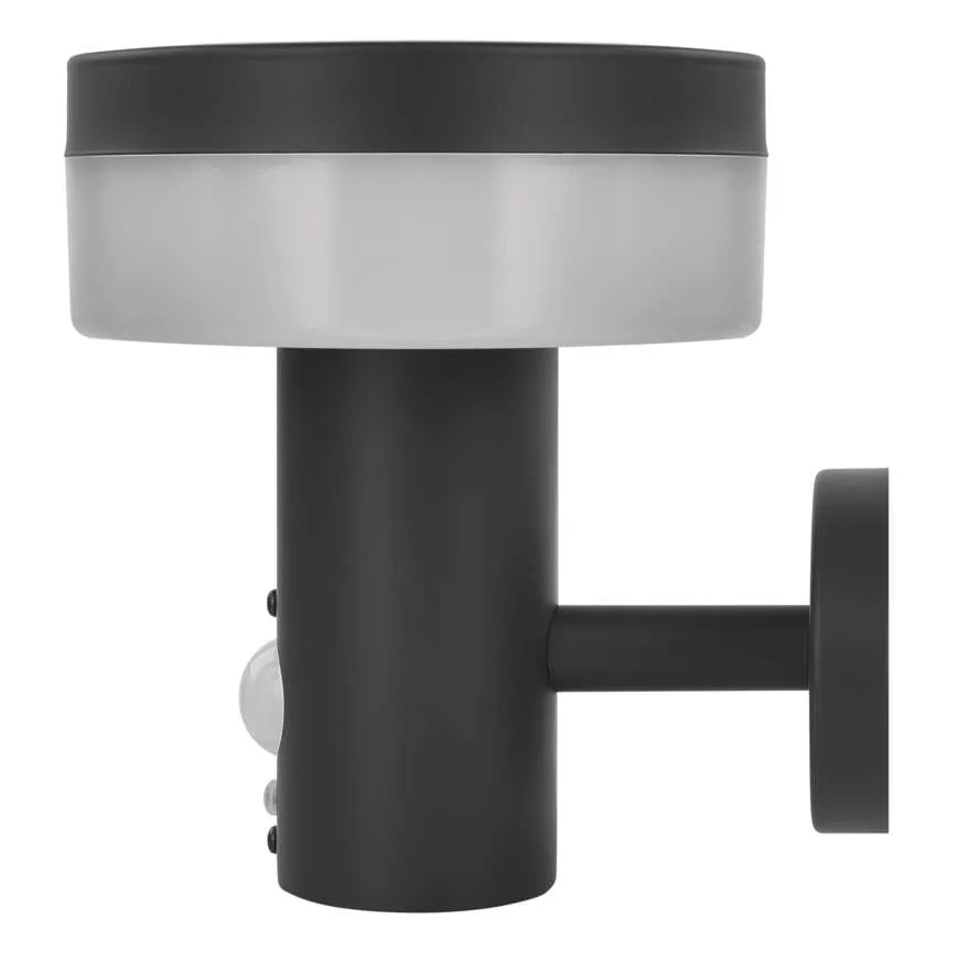 Soldrevet LED væglampe med sensor LED/2W/3,7V 1200 mAh IP44