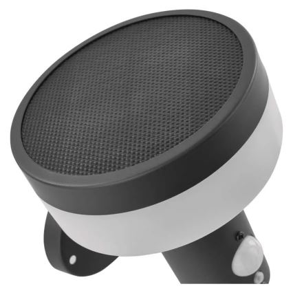 Soldrevet LED væglampe med sensor LED/2W/3,7V 1200 mAh IP44