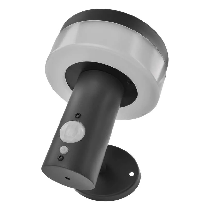 Soldrevet LED væglampe med sensor LED/2W/3,7V 1200 mAh IP44
