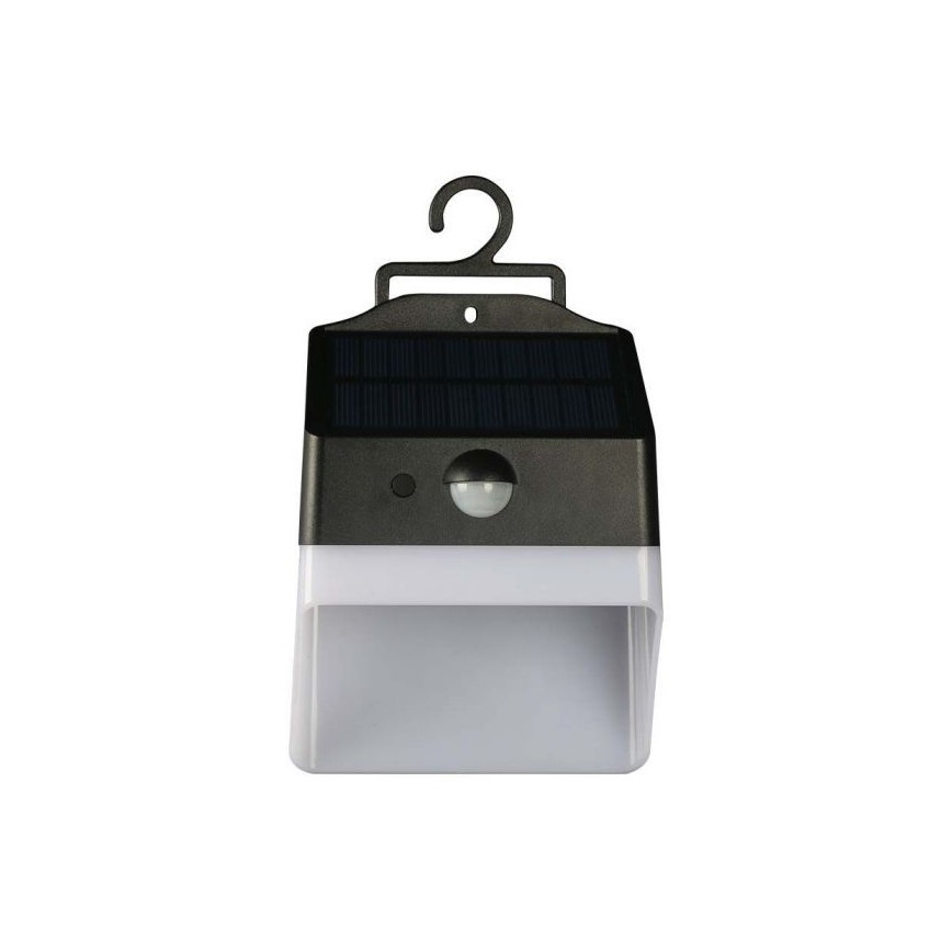Soldrevet LED væglampe med sensor LED/2W/3,7V 4000K IP65