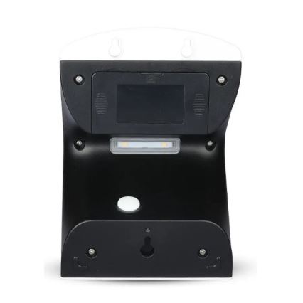 Soldrevet LED væglampe med sensor LED/3W/3,7V 3000/4000K IP65 2000 mAh hvid