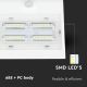 Soldrevet LED væglampe med sensor LED/3W/3,7V 3000/4000K IP65 hvid