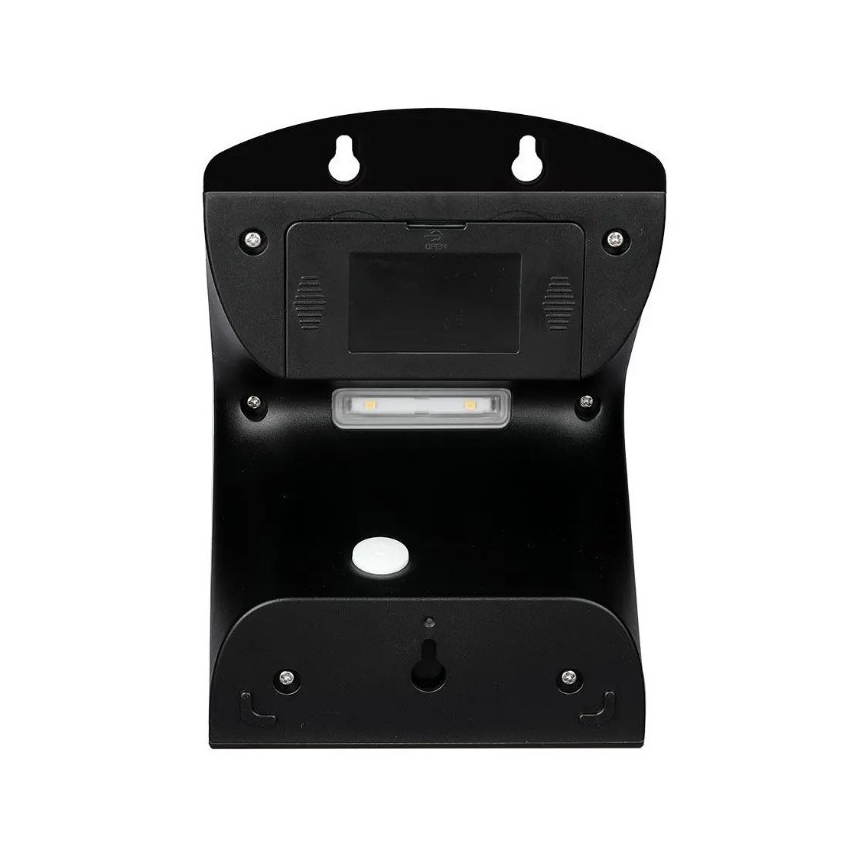 Soldrevet LED væglampe med sensor LED/3W/3,7V 3000/4000K IP65 sort