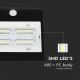 Soldrevet LED væglampe med sensor LED/3W/3,7V 3000/4000K IP65 sort