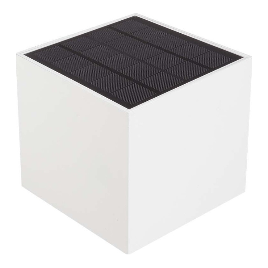 Soldrevet LED væglampe med sensor LED/3W/3,7V IP65 4000K 2600 mAh hvid