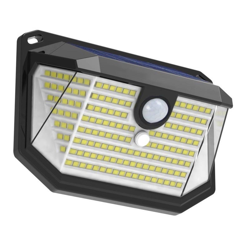 Soldrevet LED væglampe med sensor LED/4W/5,5V IP65 1200 mAh