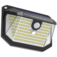 Soldrevet LED væglampe med sensor LED/4W/5,5V IP65