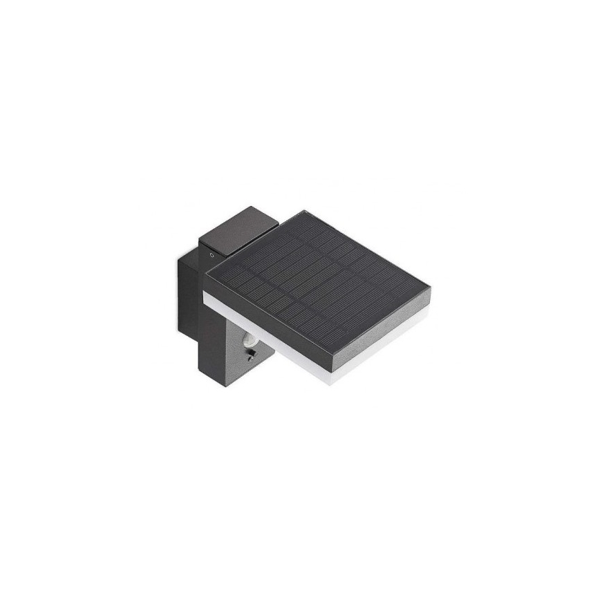 Soldrevet LED væglampe med sensor LED/5,5W/3,7V 3000K IP54