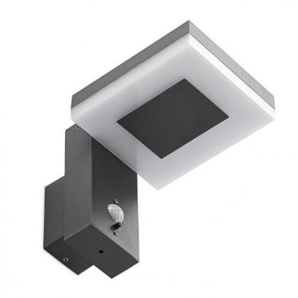 Soldrevet LED væglampe med sensor LED/5,5W/3,7V 3000K IP54