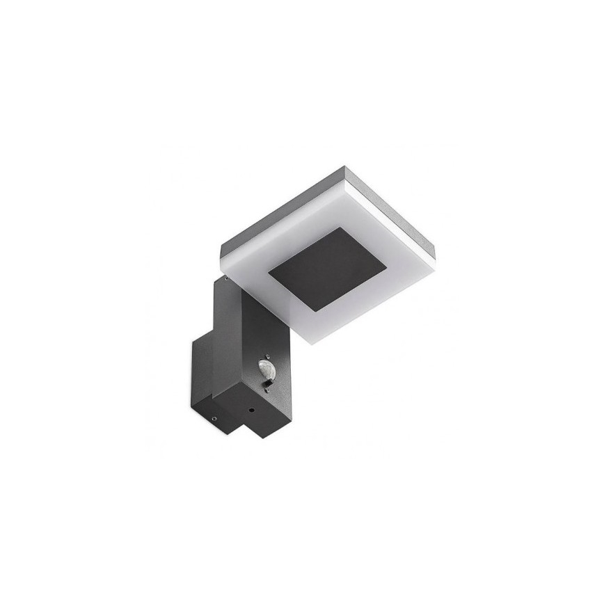 Soldrevet LED væglampe med sensor LED/5,5W/3,7V 3000K IP54