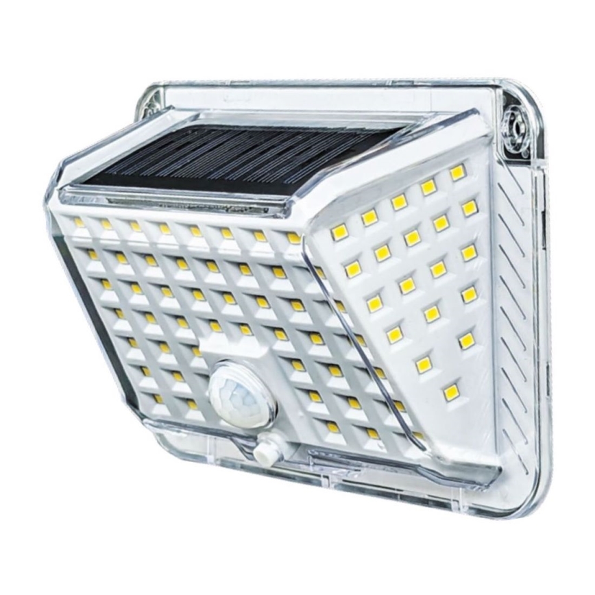 Soldrevet LED væglampe med sensor LED/5W/3,7V 1200 mAh IP44