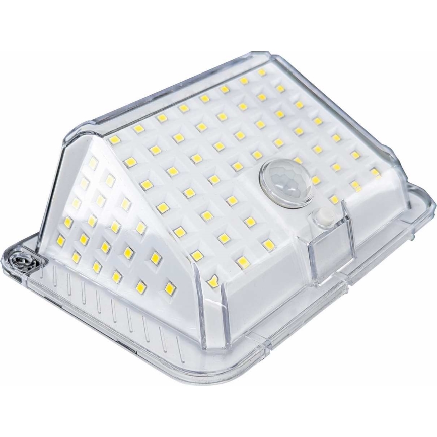 Soldrevet LED væglampe med sensor LED/5W/3,7V 1200 mAh IP44